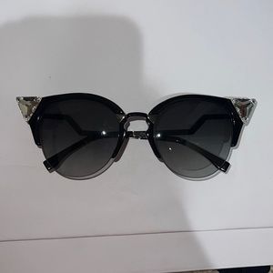 Fendi Diamond Cat Eye Sunglasses